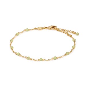 Bracelet elyssa en pierres péridot