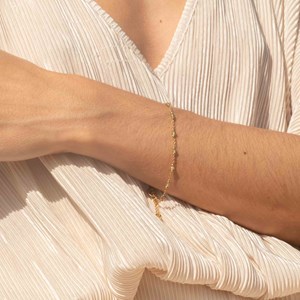 Bracelet elyssa en pierres péridot