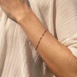 Bracelet elyssa en pierres tourmaline