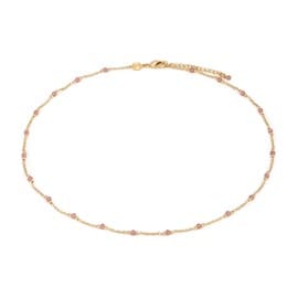 Collier elyssa en pierres tourmaline