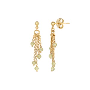 Boucles d'oreilles elyssa péridot