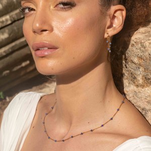 Boucles d'oreilles elyssa lapis-lazuli