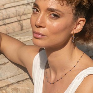 Boucles d'oreilles elyssa lapis-lazuli