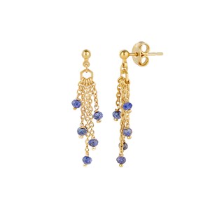 Boucles d'oreilles elyssa lapis-lazuli