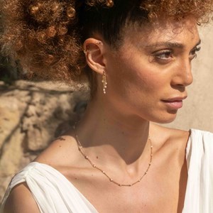 Boucles d'oreilles elyssa pierre de lune