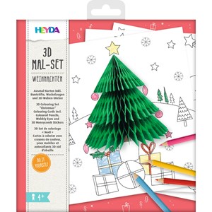 Kit de coloriage 3d - noël