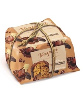 Brioche Panettone aux trois chocolats