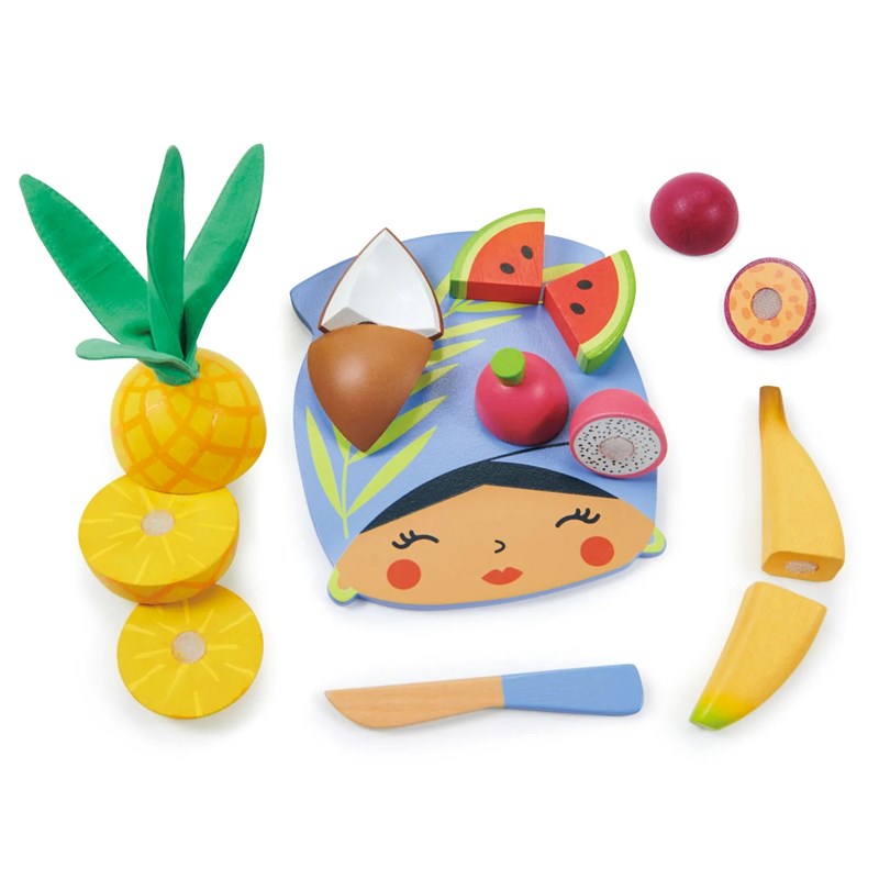 Planche à découper fruits tropicaux