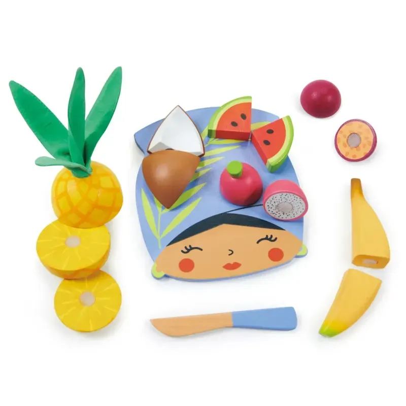 Planche à découper fruits tropicaux