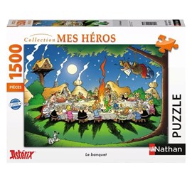Puzzle le banquet astérix 1500 pièces