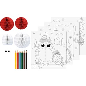Kit de coloriage 3d - animaux de l'hiver