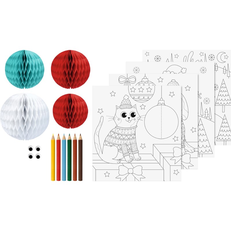 Kit de coloriage 3d- hiver