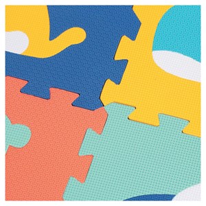 9 dalles animaux mousse a assembler