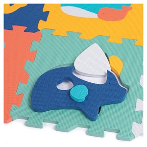 9 dalles animaux mousse a assembler