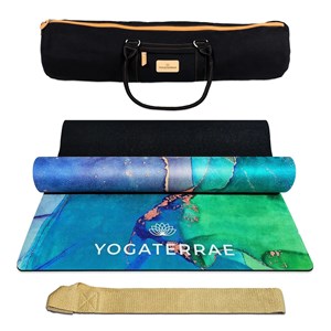 Tapis yoga microfibre dhyana sac confort