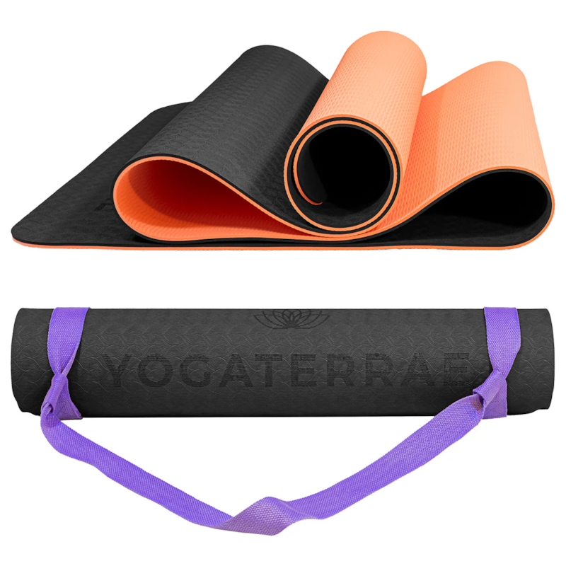 ORRY Tapis De Yoga Antidérapant Épais Et Léger – Idéal Pour Yoga, Pilates Et Fitness à La Maison Ou En Voyage