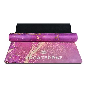 Tapis de yoga microfibre lavanya confort