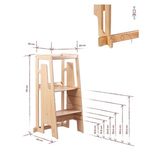 Tour d'apprentissage tuki blanc brossé