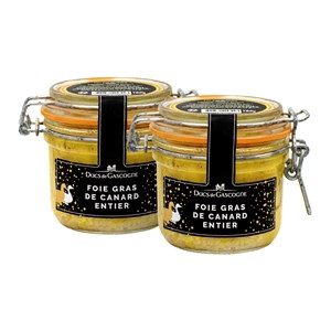 2 foies gras de canard entier 180g