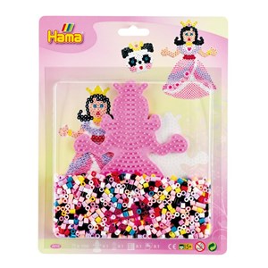 Perles hama rose