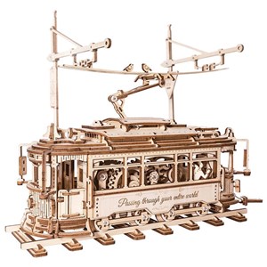Maquette bois - tramway lisbonne