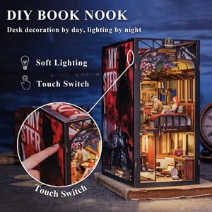 Train mistery case - maquette booknook