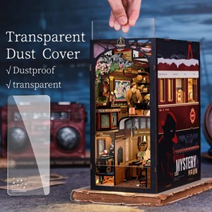 Train mistery case - maquette booknook