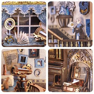 Nebula common room - maquette booknook