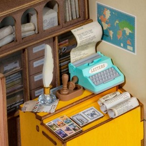 Maquette 3d- bureau de poste anglais