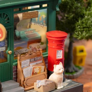 Maquette 3d- bureau de poste anglais