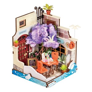 Maquette 3d - restaurant au bord de mer