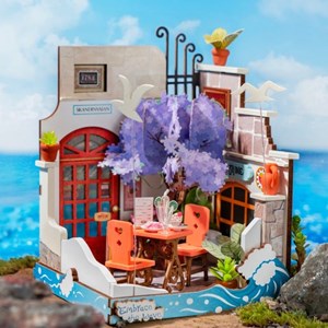 Maquette 3d - restaurant au bord de mer
