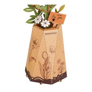 Maquette bois fleur - camomille