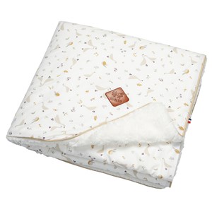 Couverture en sherpa fabrication blanc