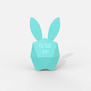 Mob - réveil cutie clock enfant et adulte turquoise