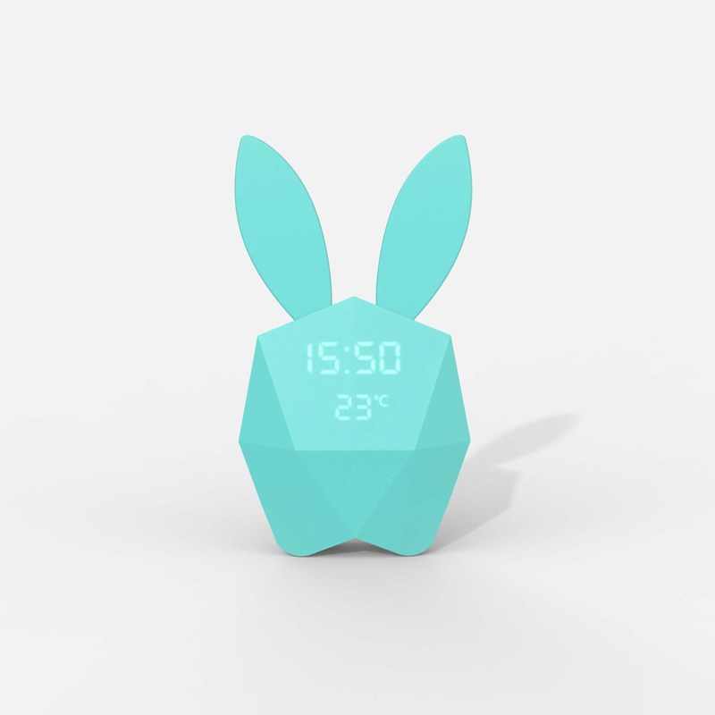 Mob - réveil cutie clock enfant et adulte turquoise
