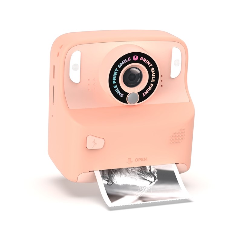 Appareil photo avec impression pixiprint rose enfant - mob