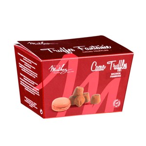 Truffes fantaisie macaron framboise