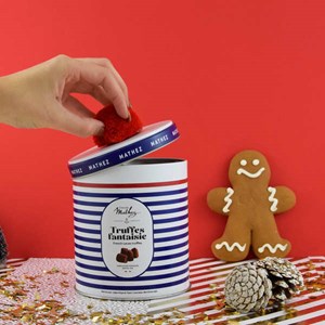 Truffes aux éclats de caramel salé