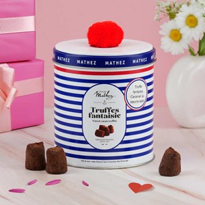 Truffes aux éclats de caramel salé