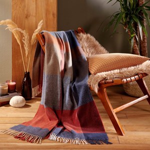 Plaid laine et cachemire clarence