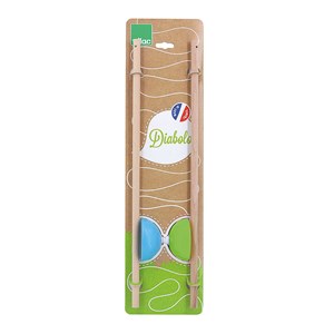 Diabolo classique vert et bleu
