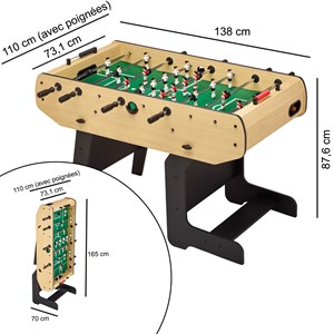 Baby-foot pliable ados adultes