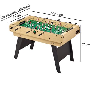 Table multi jeux 4 en 1 famille