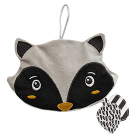 Doudou bouillotte noyaux de cerise raton