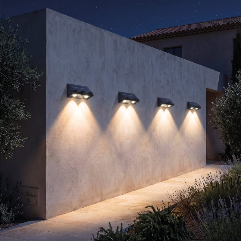 4 applique murale solaire kyla 100lm