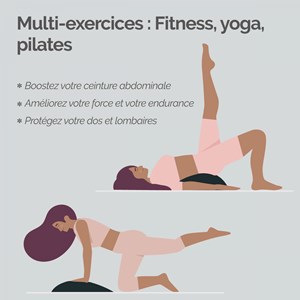 Coussin d'exercices pour abdominaux