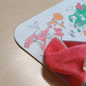 Set de table réutilisable - map monde