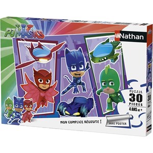 Puzzle les pyjamasques 30 pcs