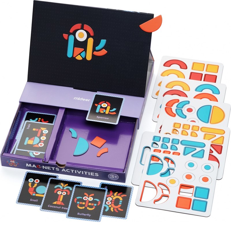 Coffret 92 formes magnétiques